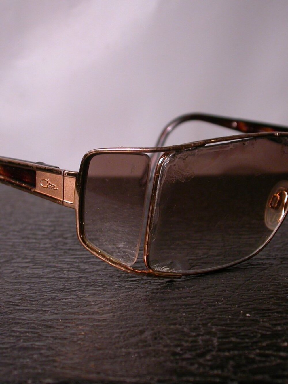 Cazal 932 Big Gold shades Sunglasses Made in Germany Frame Only